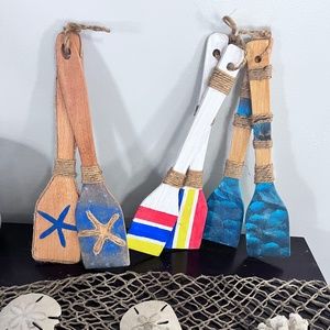Handmade Nautical Decorative Paddles